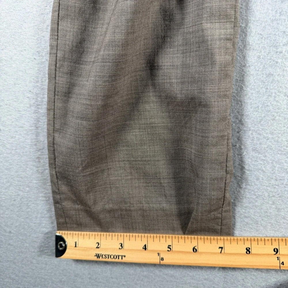 Banana Republic Mens Slim Fit Wool Blend Light Brown Dress Pants 33x30 485886
